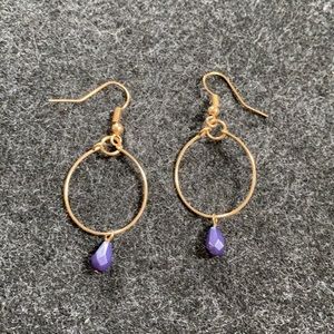 🌟Free🌟 Vintage hoop dangle earrings